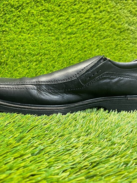 Johnston & Murphy Runoff Mens Size 10.5 Black Casual Classic Slip On Dress Shoes main image 10